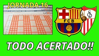 Pronósticos de la quiniela de hoy  Jornada 16 Análisis y pronósticos [upl. by Garey107]