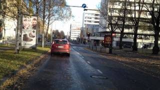 A drivethrough the city of Vaasa Vasa Finland [upl. by Vanderhoek]