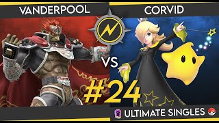 Thunderstrike 24  Vanderpool Ganondorf vs Corvid Rosalina [upl. by Ennayelsel244]