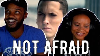 THIS IS POWERFUL 🎵 Eminem Not Afraid Reaction [upl. by Annayt]