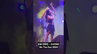 BIBI 비비 – KAZINO We The Fest 2024 concert wethefest BIBI [upl. by Eninaj]