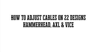 How To Adjust Cables on 22 Designs Hammerhead AXL amp VICE Telemark Bindings [upl. by Jessica]