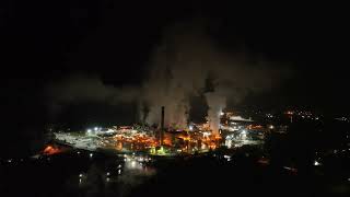 GP  Night Georgia Pacific Pulp amp Paper Mill [upl. by Ralip]