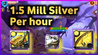 Roads of Avalon Fishing guide Millions silver per hour  T7 fishing low risk  Albion online [upl. by Atteuqram]