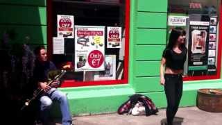 Irish Sean Nós Dancing amp Irish Uilleann Pipes  Shop Street Galway [upl. by Jobi888]