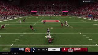 NCAA College Football 25 PDavis Lg 2 Auburn Tigers at Ohio State Buckeyes [upl. by Halona954]