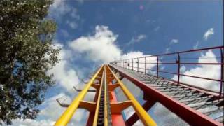 Goliath Roller Coaster POV Front Seat OnRide BampM La Ronde Montreal Canada HD 1080p [upl. by Ojibbob640]