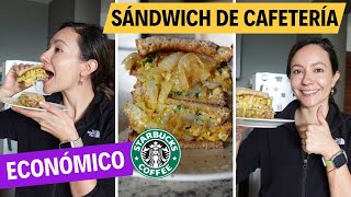 🥪 Sándwich rico en proteína 💰 Precio Low Cost balanceandolavida [upl. by Enelloc]