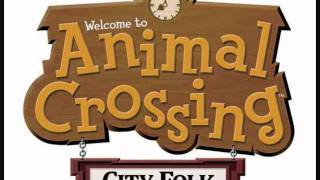 Animal Crossing City Folk Music 10 PM Raining [upl. by Eilla688]