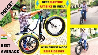 Best Electric Fat Bike In India  Elektron FAT CYCLE  Good Price Deal [upl. by Bohi]