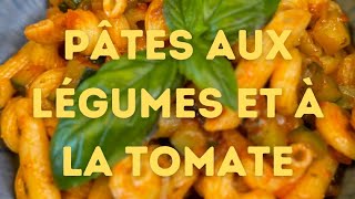 RECETTES DE PÂTES ULTRA GOURMANDES À LA SAUCE TOMATE ET AUX LÉGUMES [upl. by Sivart216]