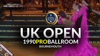 1990 UK Open Dance Championships  Professional Ballroom  BOURNEMOUTH [upl. by Erme584]