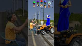 Funny cute dancing aunty vs dog amptractorstop the highspeed train shortsfeedtrendingshorts [upl. by Sarine]