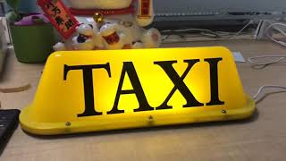 taxi top light for taxi drivers [upl. by Leihcar948]