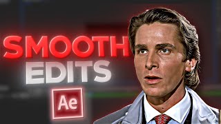 HOW TO Make Your Edits Smooth I After Effects Tutorial [upl. by Gault]