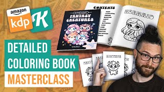 How To Research Create And List Your First Coloring Book On Amazon KDP  Full Masterclass [upl. by Roscoe110]