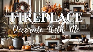 Fireplace Decorating Ideas for Autumn 2024  Cozy amp Stylish Fall Mantel Inspiration [upl. by Suu]