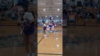 More Hanceville Middle School Cheerleaders leading crowd in cheer during Bball game Oct 21 2024 [upl. by Enimisaj572]