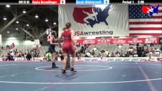 Kayla Brendlinger vs Sarah Hildebrandt at 2013 Las VegasASICS US Open [upl. by Airel313]