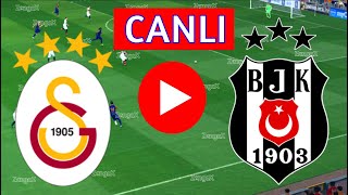 🔴BEŞİKTAŞ GALATASARAY MAÇI CANLI İZLE  eFootball Türkçe Simülasyon [upl. by Curnin]