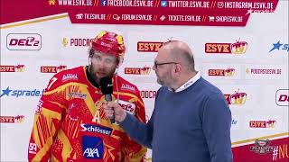 Stimme zum Spiel ESV Kaufbeuren vs EV Landshut [upl. by Yroc]