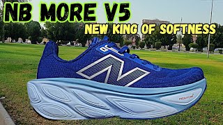 New Balance Fresh FoamX More V5 full review freshfoammorev5 newbalancerunning bestcushionedshoes [upl. by Madancy]