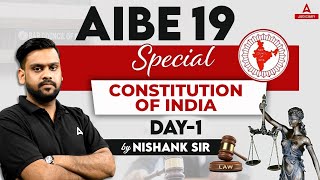 AIBE 19  AIBE 19 Preparation  Constitution of India MCQ  All India Bar Examination [upl. by Azaria]