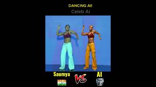 AI dancing like Saumya 😍😍 Final part ai trending bollywood saumyakamble viral dance india [upl. by Gnouhc]