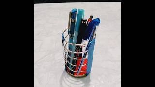 DIY old bangles reuse ideas pen holder shorts youtubeshorts viralshorts [upl. by Otrevire715]