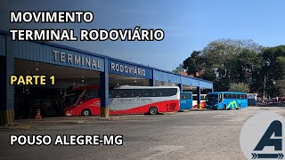 Movimento do Terminal Rodoviário de POUSO ALEGREMG PARTE 1 [upl. by Abeu]