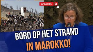 Marjolein Faber TROTSEERT de kamer en Zuurlinks  We gaan geen bord op strand in Marokko PLAATSEN [upl. by Apilef]