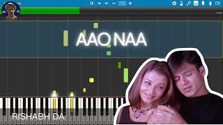 Aao Naa Piano Tutorial  Kyun Ho Gaya Na  Aishwariya Rai  Vivek Oberoi  Bollywood  Rishabh DA [upl. by Leahcimrej]