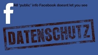 stalkscan  Das Facebook stalker Tool DeutschGerman [upl. by Shelley]