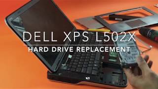 Dell XPS L502X Hard Drive HDD Replacement [upl. by Sterne948]