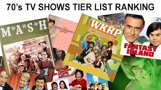 70s TV SHOWS TIER LIST RANKING [upl. by Anecuza884]