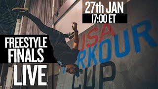 USA Parkour Cup Freestyle Competition Live Stream [upl. by Thomasina209]