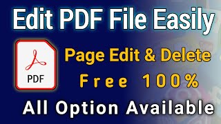 How To Download PDF Editor For Free  How to Edit PDF File  Sejda PDF Editor [upl. by Singband]