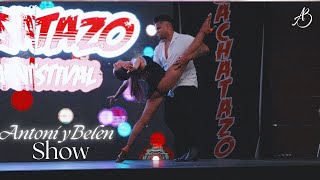 ANTONI Y BELEN  SHOW en BACHATAZO  Bachata Spain [upl. by Hamrah]