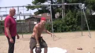 snatch 80 lb kettlebell 5 reps my new PR [upl. by Col771]