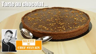 Tarte au chocolat  Recette par Chef Sylvain [upl. by Attenauq]