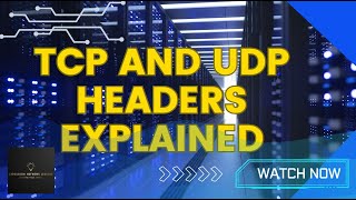 TCP amp UDP Header Explained [upl. by Ayr]