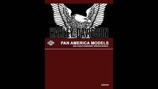 2023 HarleyDavidson Pan America Models  94001028 Service manual [upl. by Pilif999]