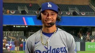 Mookie Betts from Petco Park after forcing Game 5  MLB Tonight [upl. by Alamak]