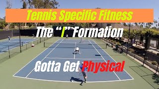 Tennis Doubles Specific Fitness For The Iquot Formation Servers Partner [upl. by Ecneitap]