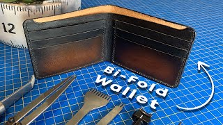 How To Make A Leather Bifold Wallet [upl. by Torbert]