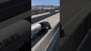 Transporting LPG from Winnemucca to stockton americantrucksimulator ats atshort car atsgaming [upl. by Yanarp]