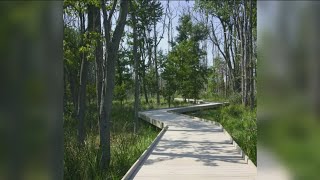 Maumee Bay State Park reopens boardwalk that was damaged in 2023 tornado [upl. by Omrellig]