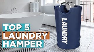 Top 5 Best Laundry Hamper 2022 [upl. by Mather586]