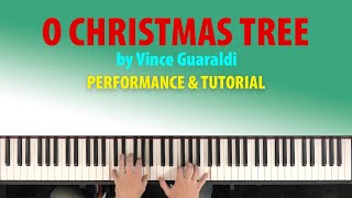 How To Play O Christmas Tree from A Charlie Brown Christmas Piano Performance amp Tutorial [upl. by Vardon506]