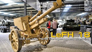 LeFH 18 Walkaround  Oorlogsmuseum Overloon The Netherlands [upl. by Lerner]